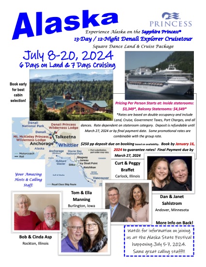 July Alaska Cruise!